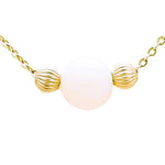 Agaat Goude 14 karaats hanger ketting