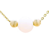 Agaat Goude 14 karaats hanger ketting