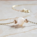 Dames collier agaat gouden hanger